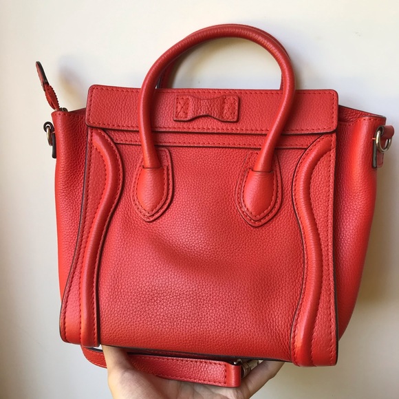 SOLD Celine nano luggage in grainy leather - Picture 3 of 8